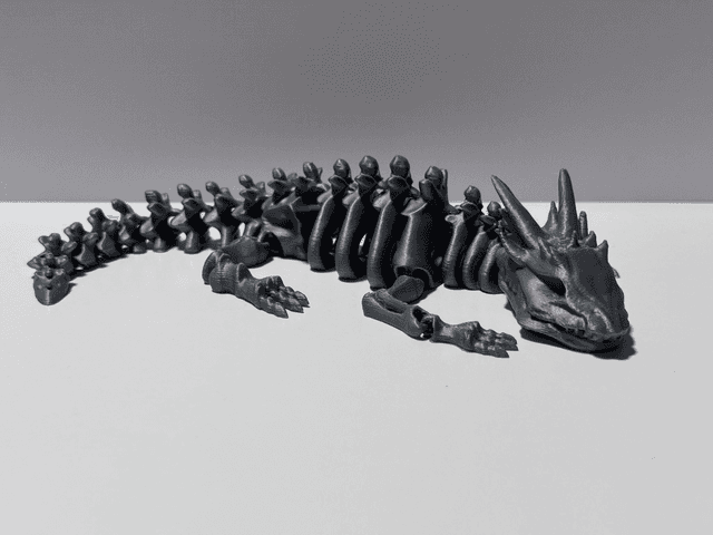 Figurine Articulée Dragon Squelette 02